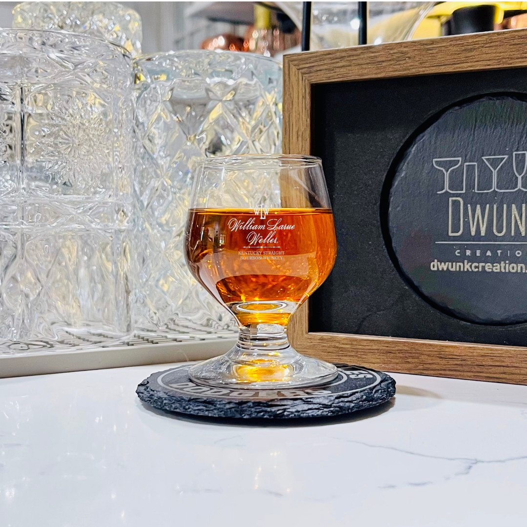 Custom Engraved William Larue Weller Snifter Glass – 3.5 oz
