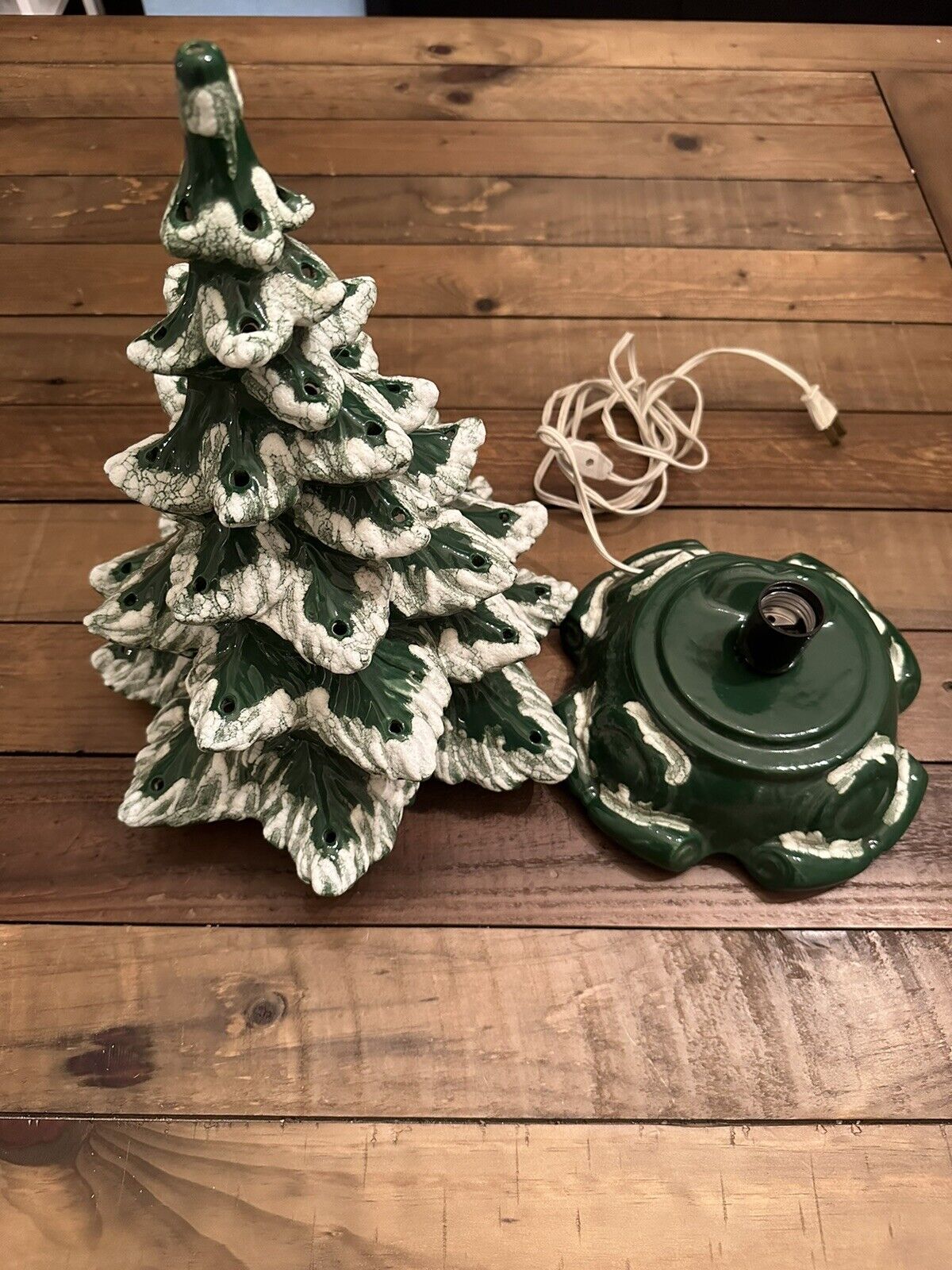 Vintage Atlantic Mold Ceramic Christmas Tree 17