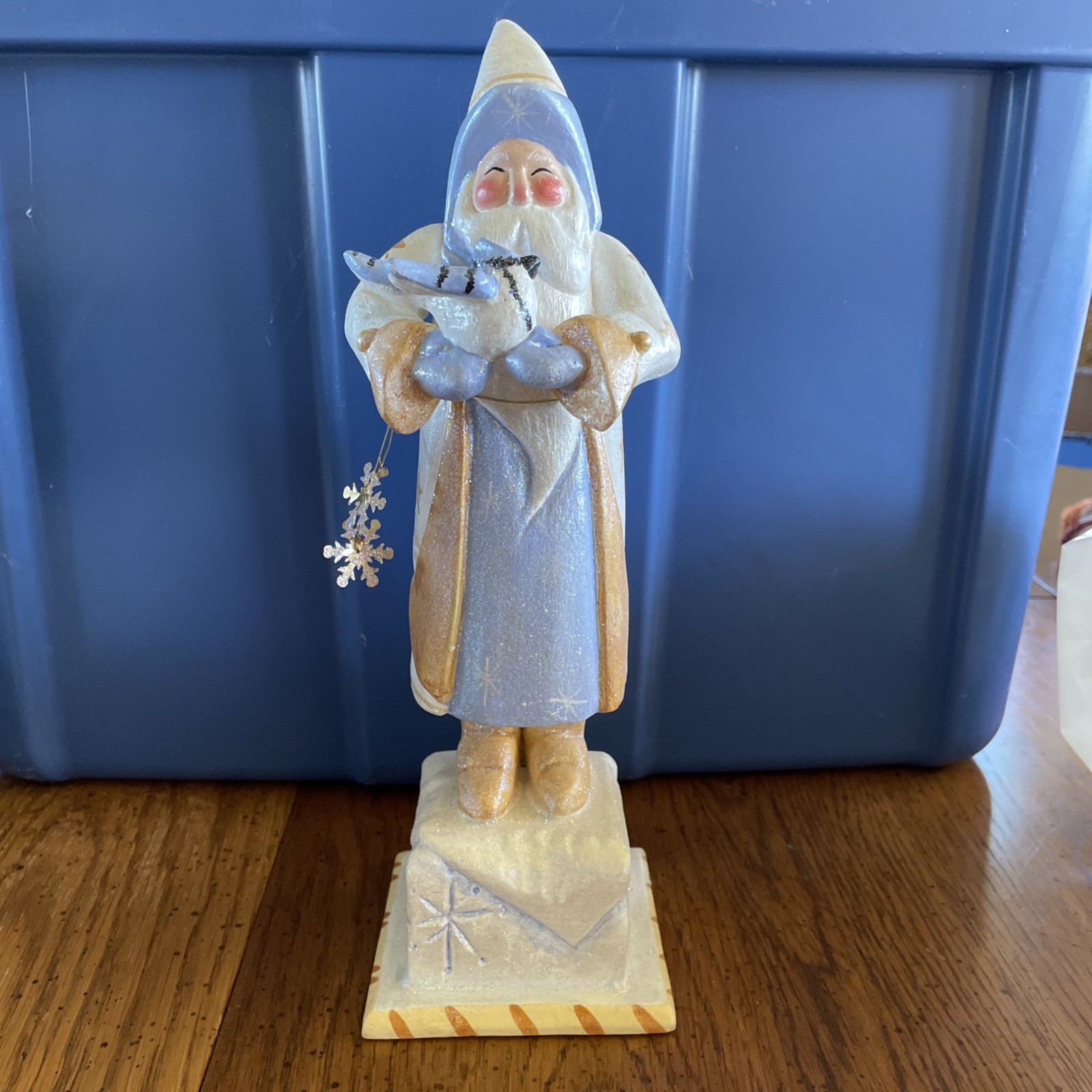 VTG House of Hatten Santa Claus Blue Jay Bird 12\