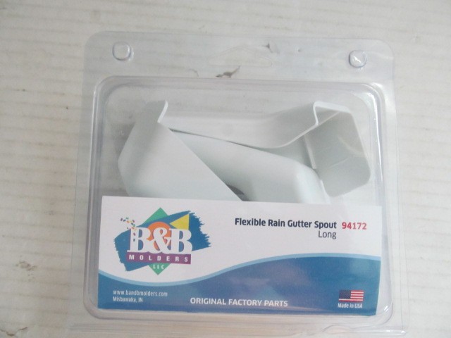 B&B Molders Flexible Rain Gutter Spout 94172