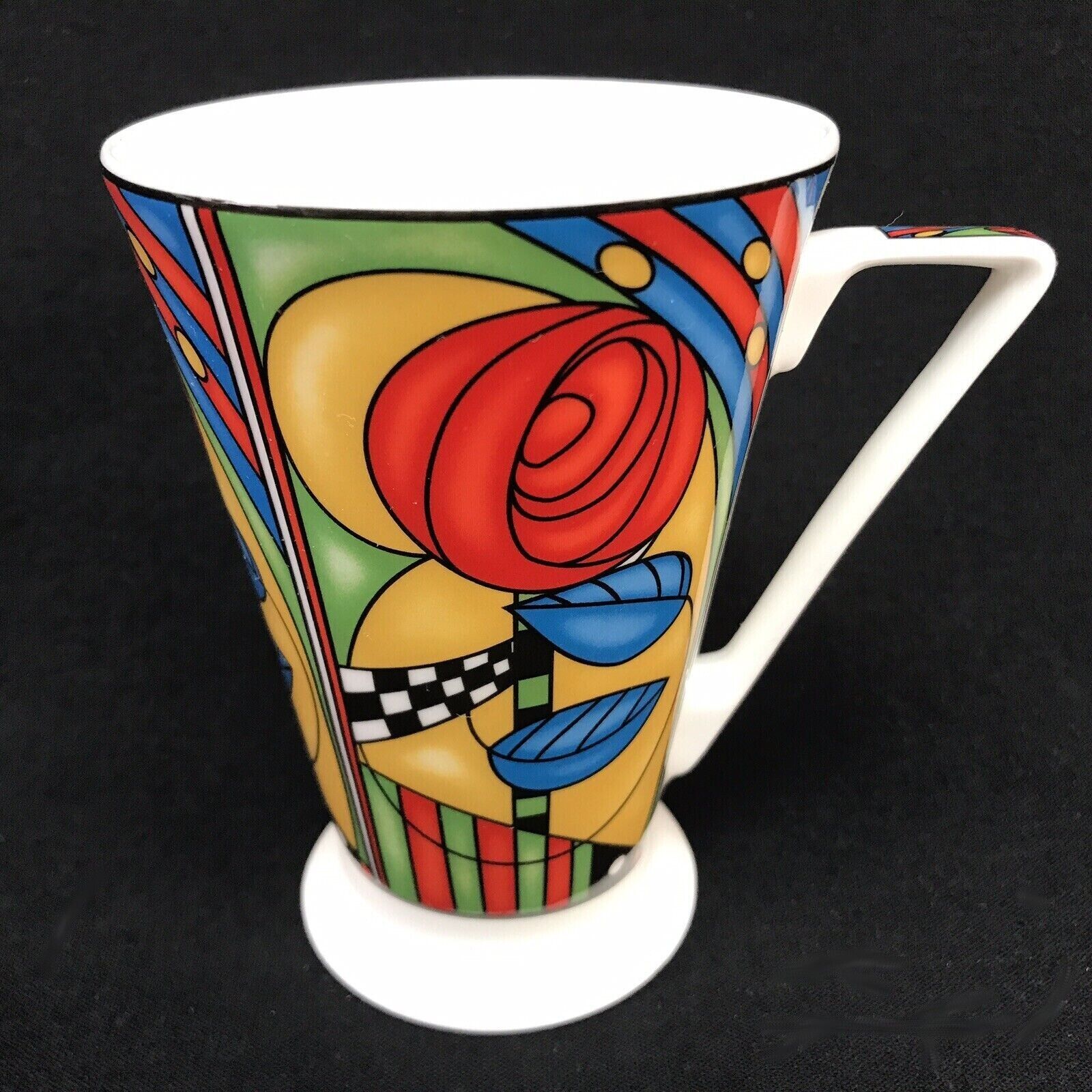 Cup Mug Buchanan by Wren Rennie Mackintosh Art Deco Celtic Rose Coffee