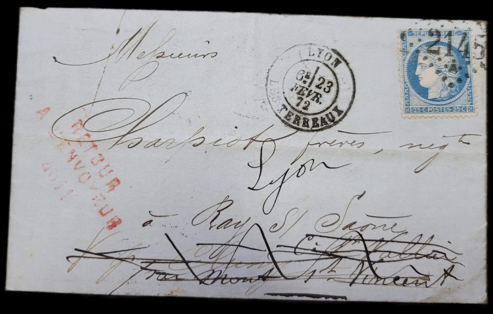 Letter back to sender