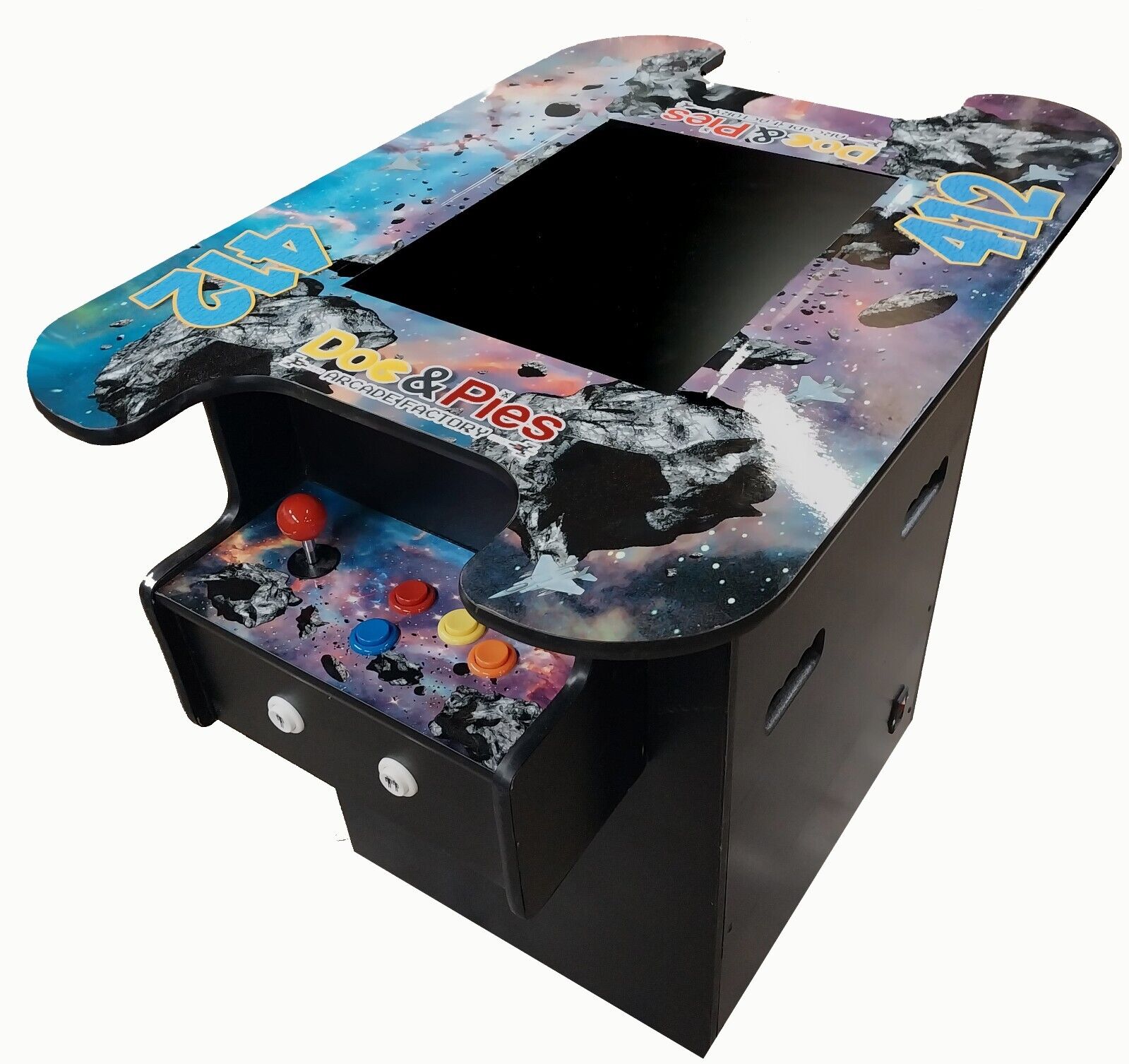412 Game Retro Classic Cocktail Arcade - Full Size LCD - 2 Player