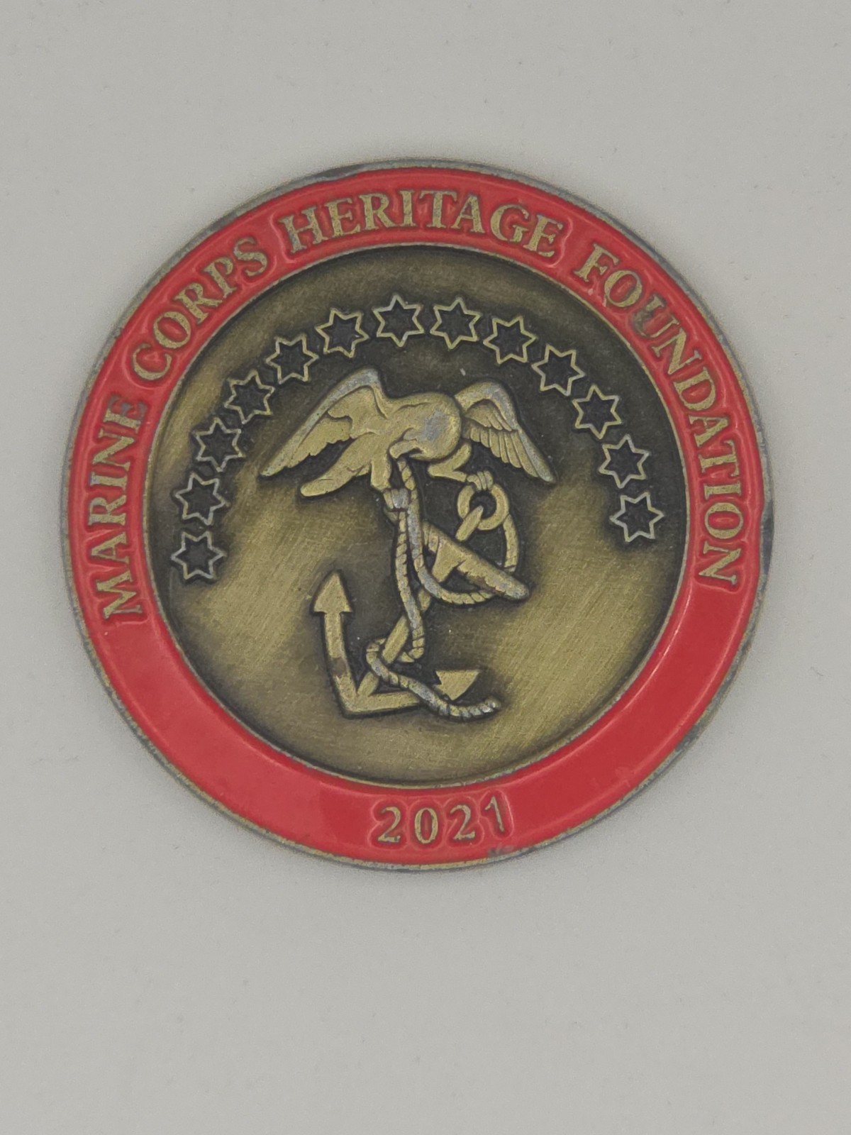 US MARINE CORPS HERITAGE FOUNDATION 2021 CHALLENGE COIN Official
