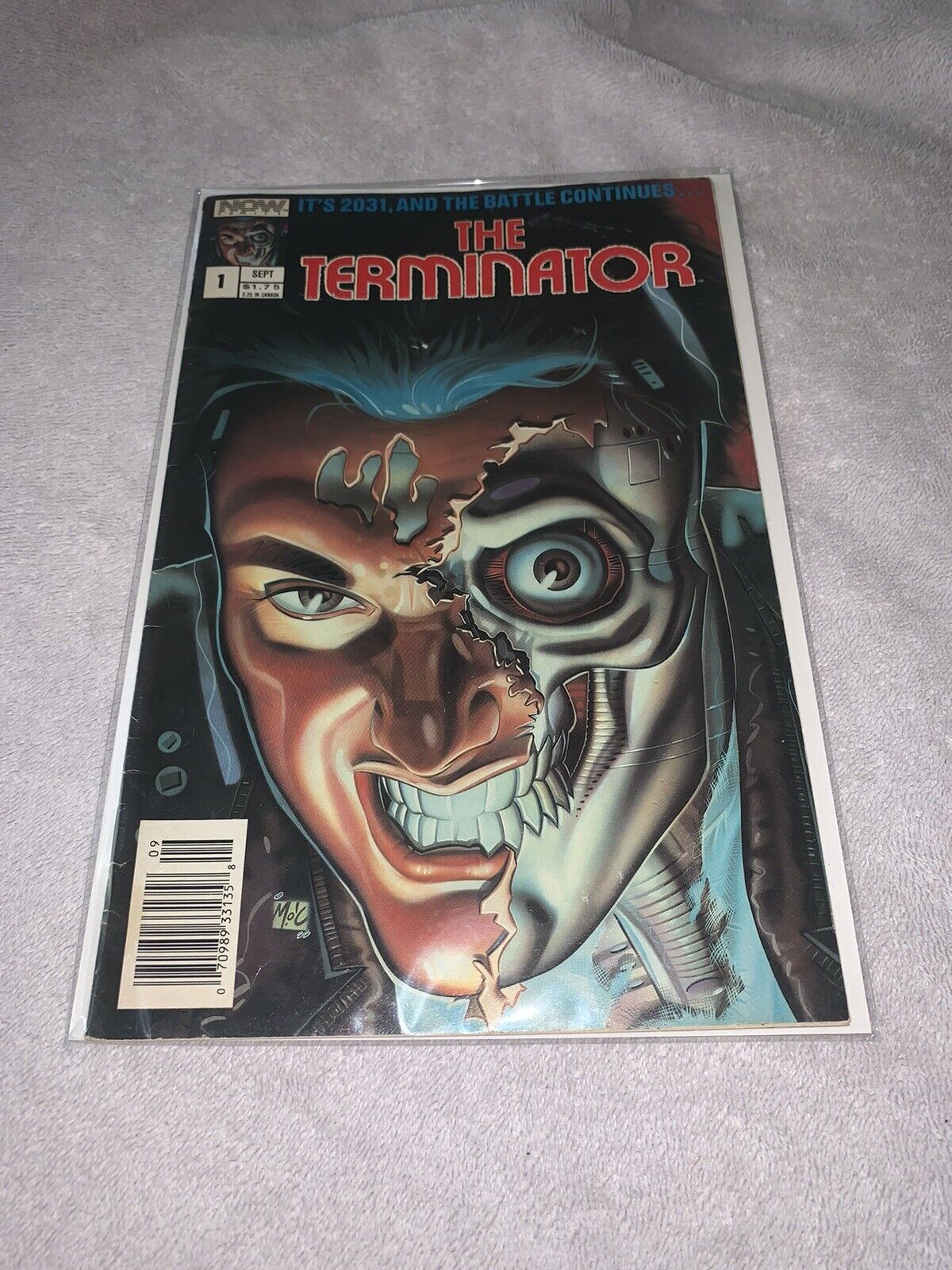 THE TERMINATOR #1 1988 NOW COMICS NEWSSTAND 1st Terminator