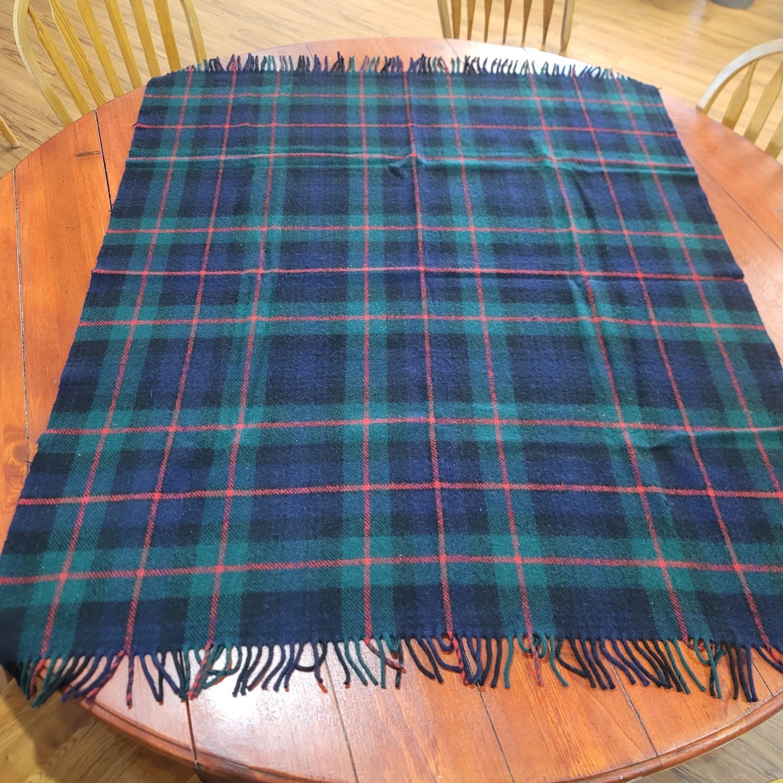 Vintage Highland Home Industries All Wool Blanket Scotland Murray Of Atholl...