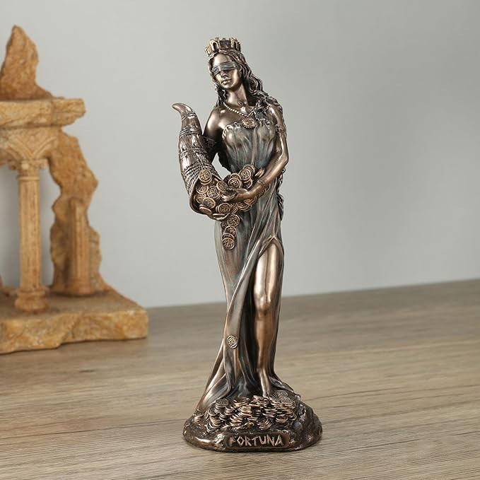 Fortuna The Greek Goddess Of Fortune & Luck Figurine Home Decor Collectible