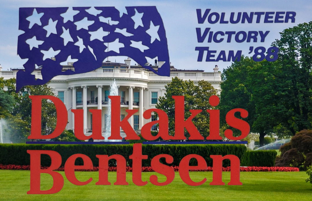 Michael Dukakis Lloyd Bentsen 1988 Presidential Campaign Volunteer Team Packet