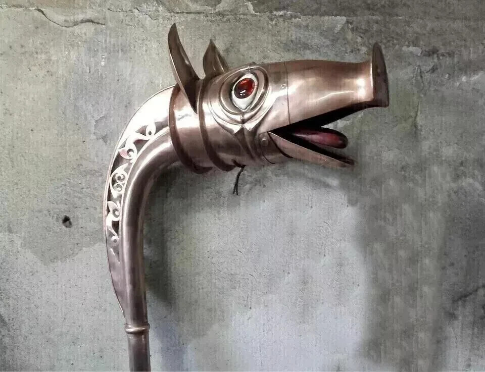 Carnyx of Tintignac Medieval deskford Trumpet Celtic War Horn 21