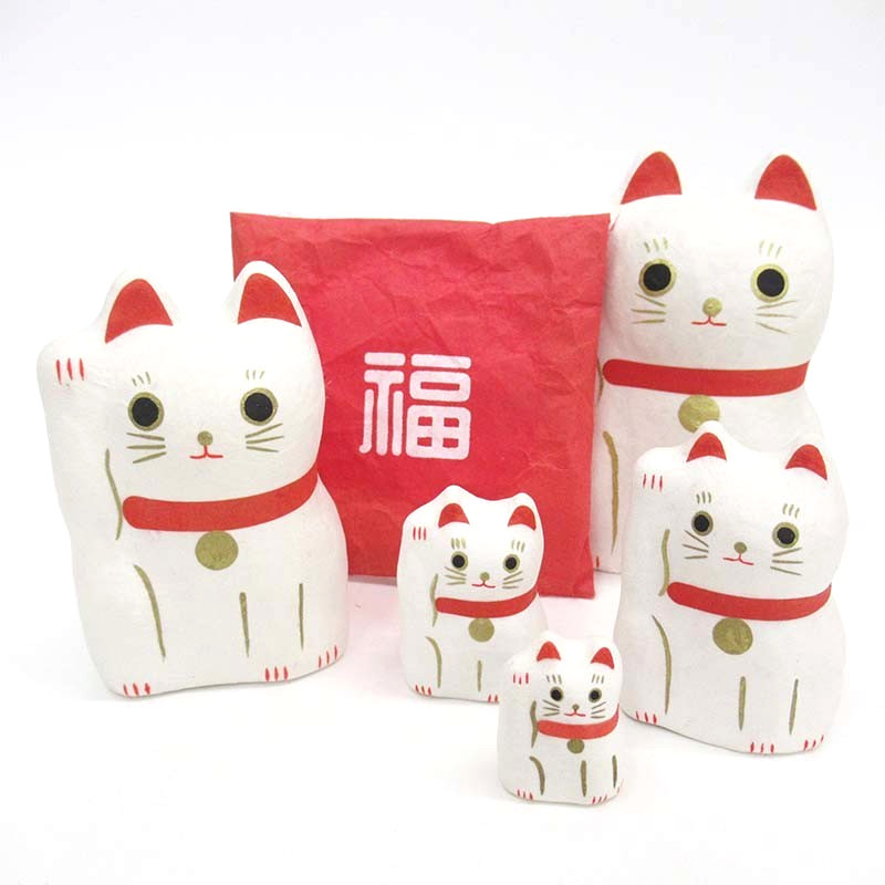 Hariko-shika Japanese Inu Hariko Nesting Dolls Dog Papier Mache Folk Art NEW