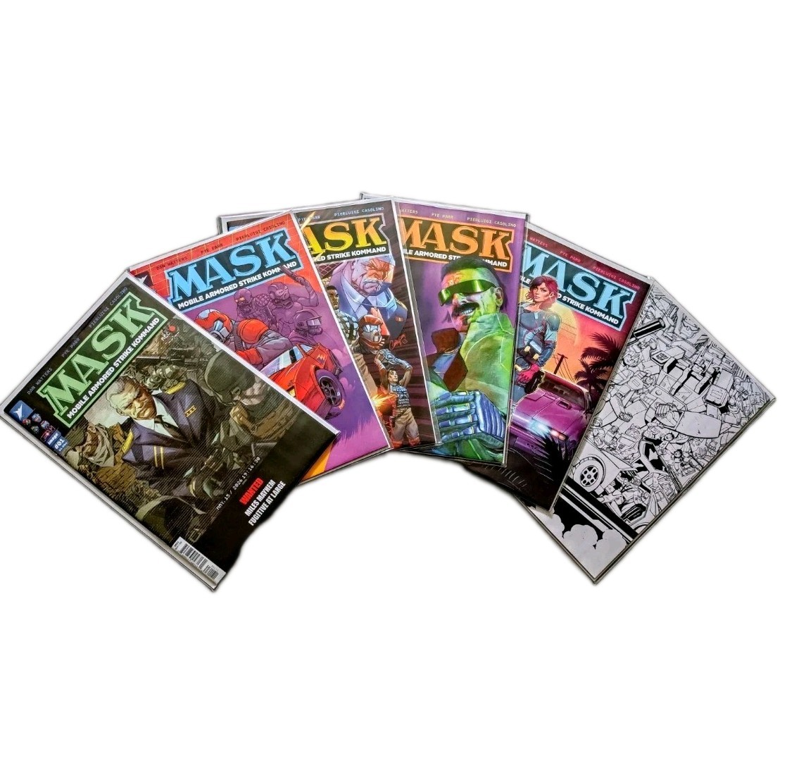 M.A.S.K. #1 6 Book Variant Set Lot Image Skybound Comics MASK Kirkman Energon M.A.S.K. #1 6 Book Variant Set Lot Image Skybound Comics MASK Kirkman Energon
