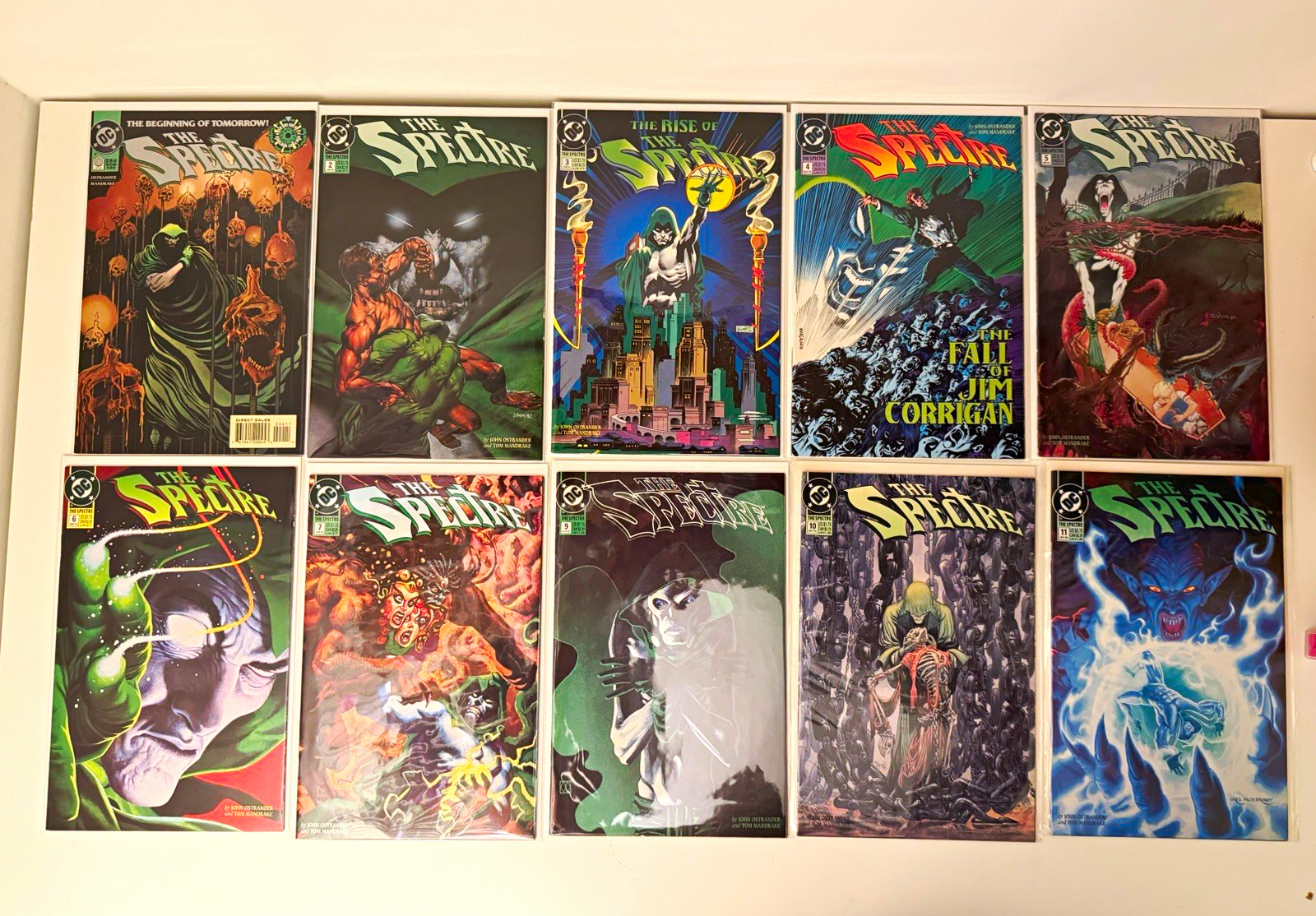 The Spectre Vol 3 38 Issue Lot Avg Grade Fn/Vf