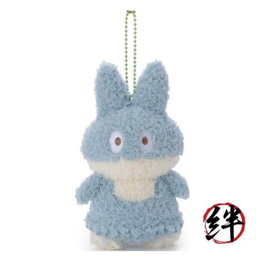 Takara Tomy Arts Poke Piece Plush Toy Ball Chain Mascot Gombe