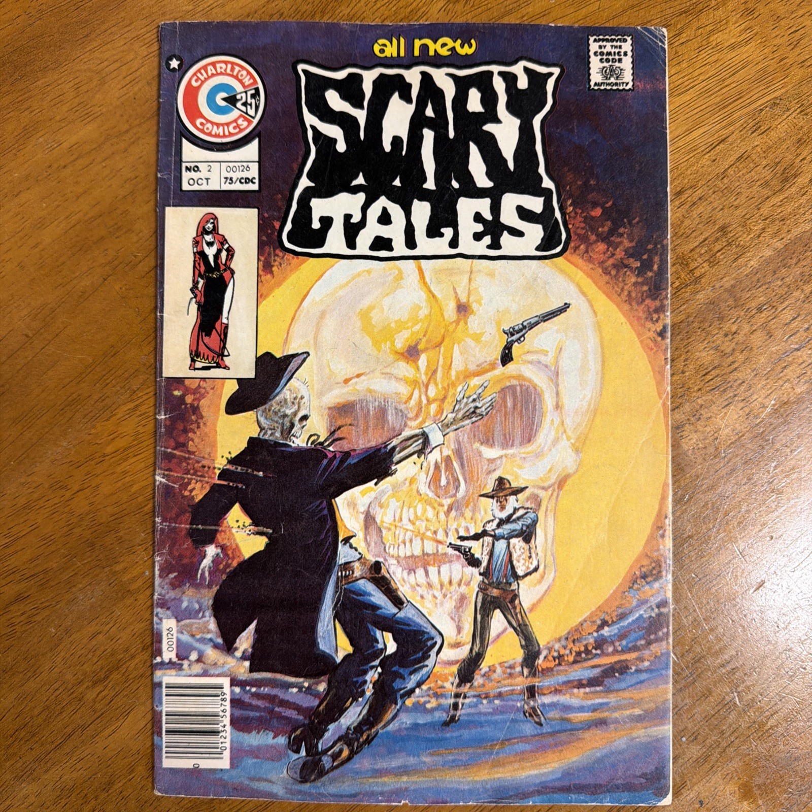 Scary Tales #2 (Charlton October 1975) Iconic Tom Sutton Cover Art