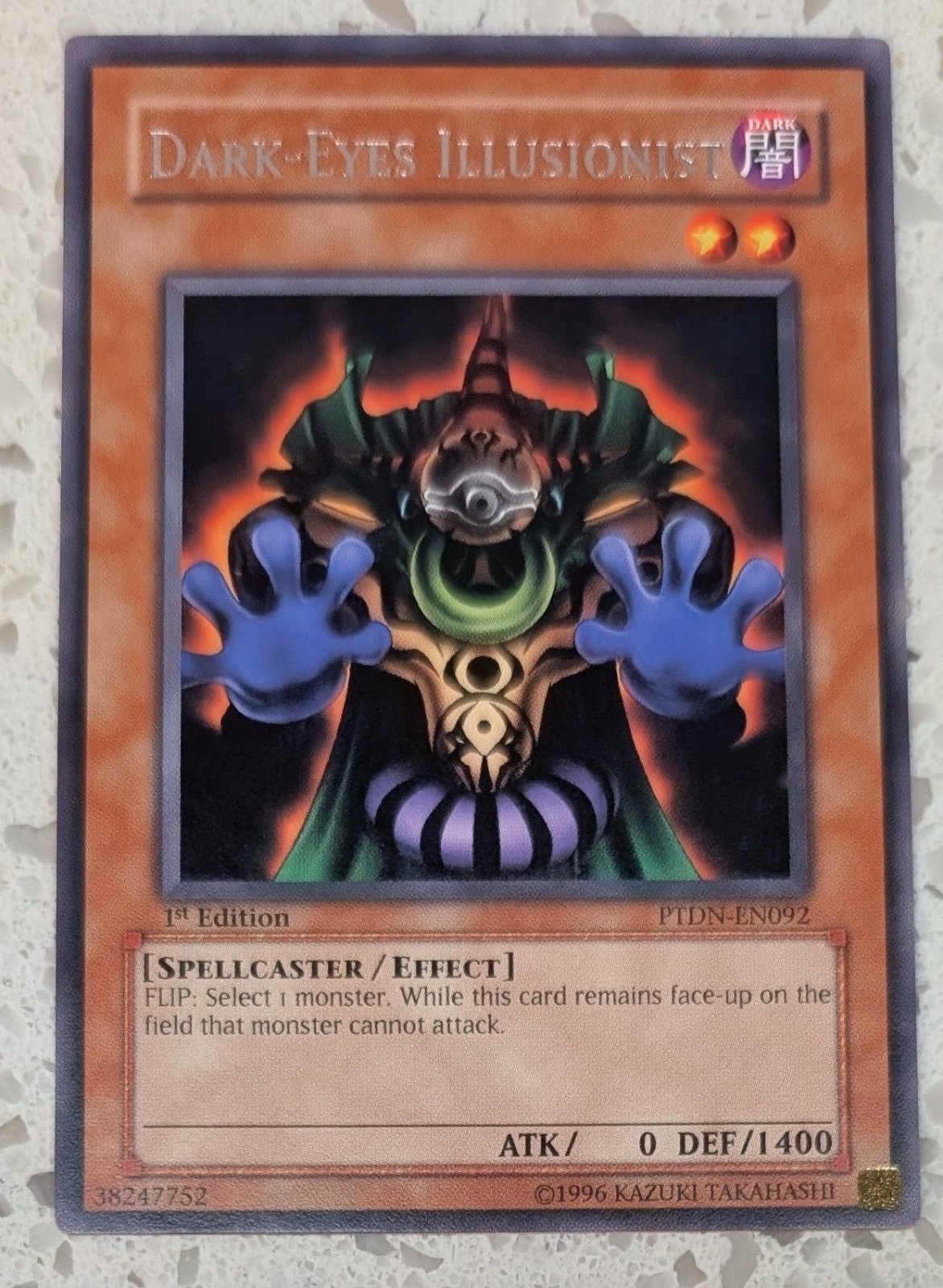 Yugioh TCG Dark-Eyes Illusionist PTDN-EN092 1st Edition Rare NM