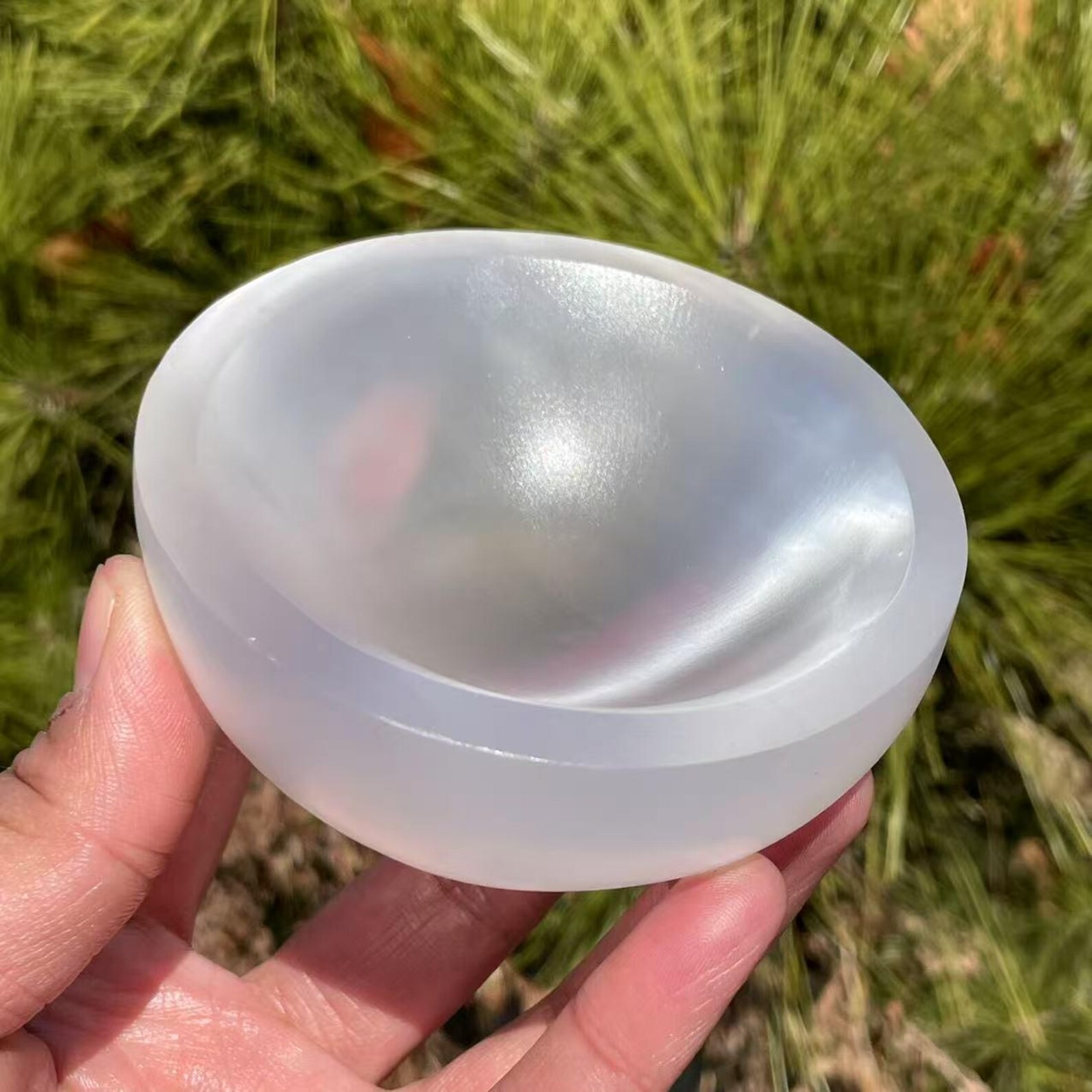Natural Selenite Crystal Charging Bowl - Mineral Specimen Home Decoration Gifts