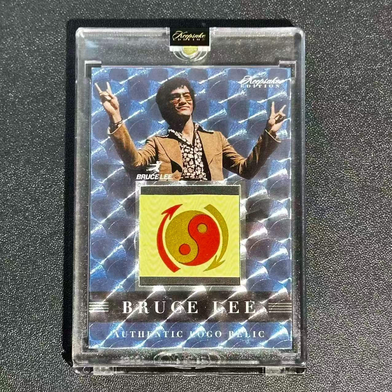 2024 Bruce Lee Keepsake Tai Chi Relic Sealed Slab Blue Refractor 35/56