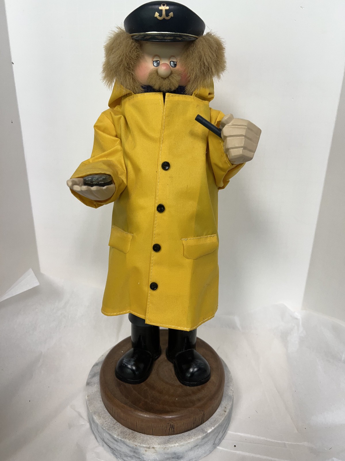 ZIM'S - Nutcracker-LT EDITION 95/7200 - 1999 - SEA CAPTAIN IN Rain Coat, compass