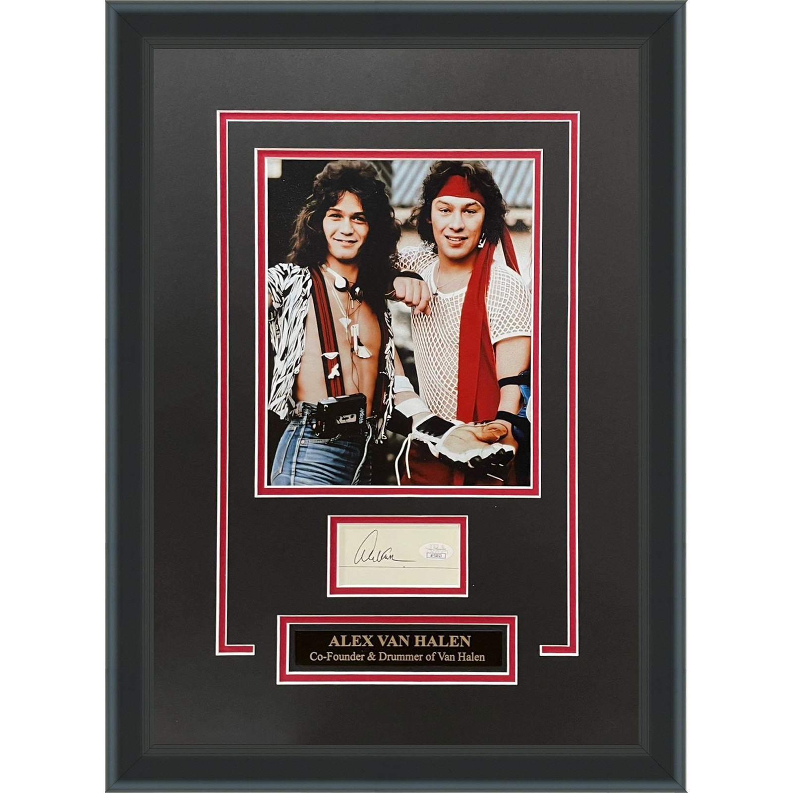 Alex Van Halen Autographed Van Halen Music 