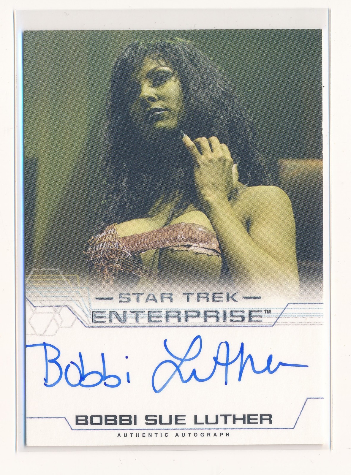 BOBBI SUE LUTHER 2005 RITTENHOUSE ARCHIVES STAR TREK ENTERPRISE SEASON 4 AUTO SP