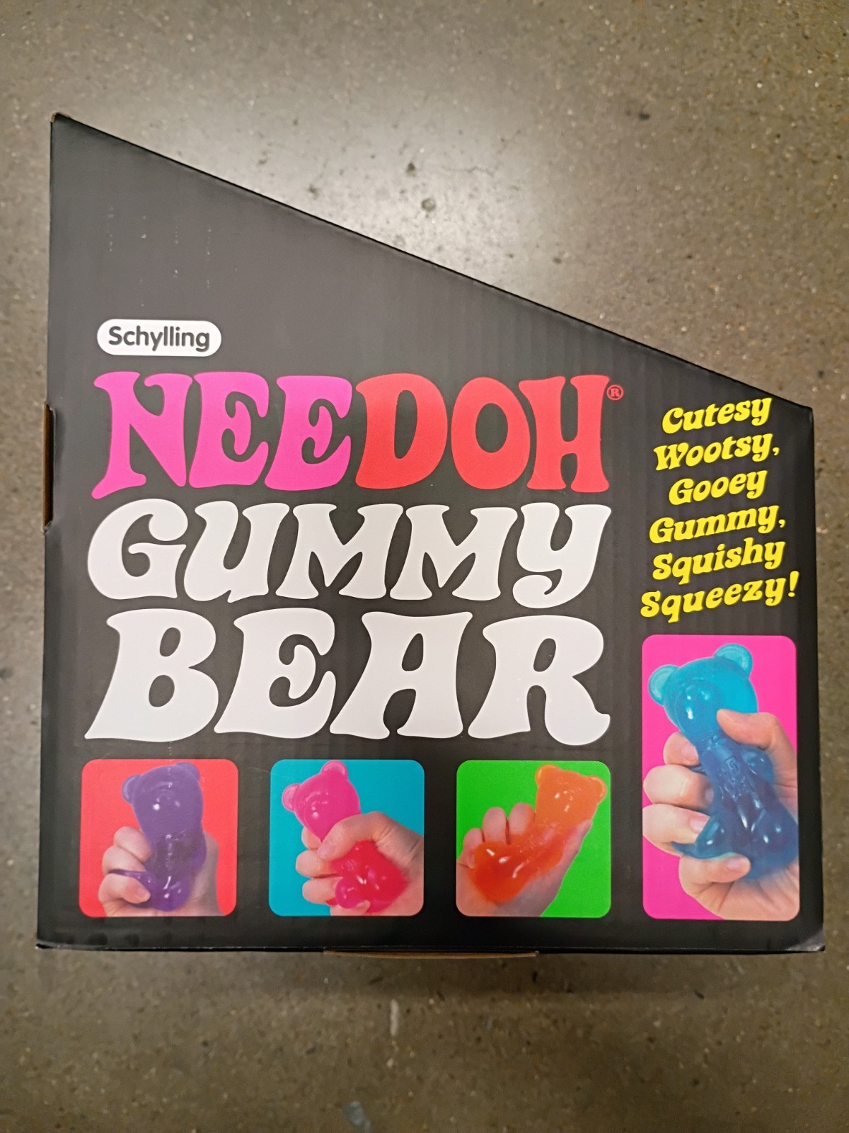 EMPTY Authentic Needoh Display Box Schylling Gummy Bear EMPTY Authentic Needoh Display Box Schylling Gummy Bear