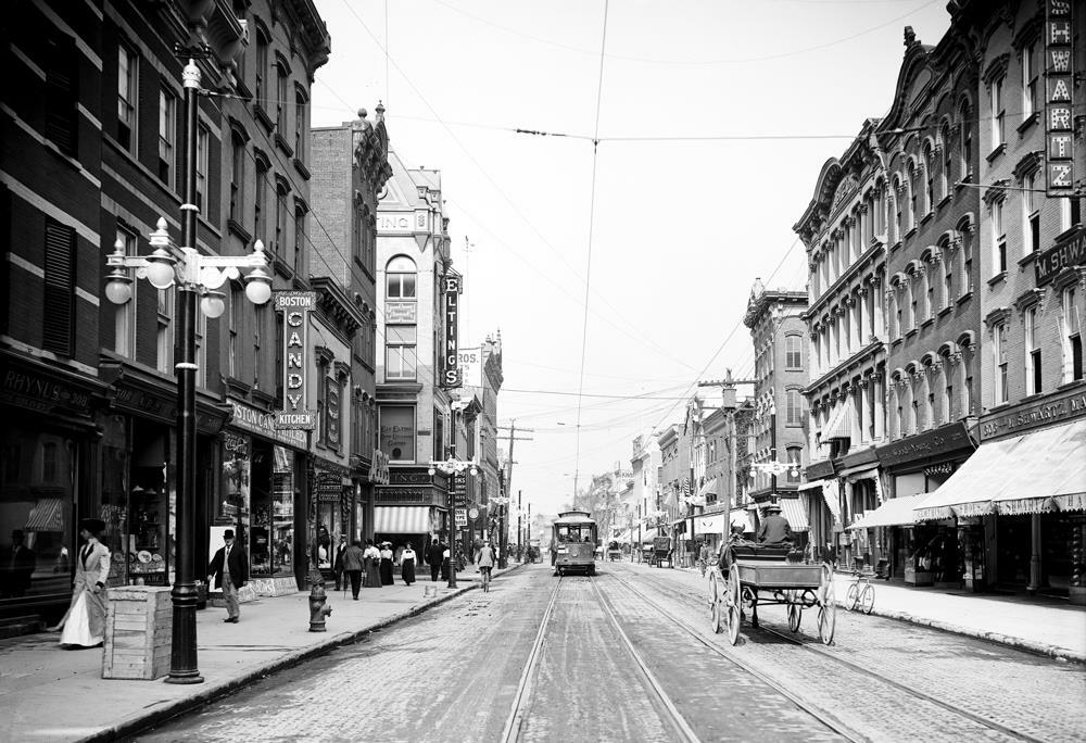 Early 1900\'s Main St, Poughkeepsie, NY Old Photo 13\