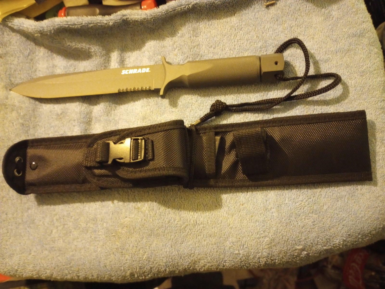 **RARE [NOS/NIB] Schrade SCHF1 Large Extreme Survival Drop Forged - DISCONTINUED
