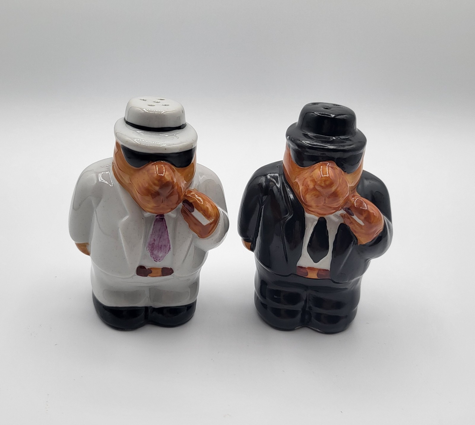 Vintage 1993 Joe Camel Ceramic Salt & Pepper Shaker Set by R.J. Reynolds Tobacco