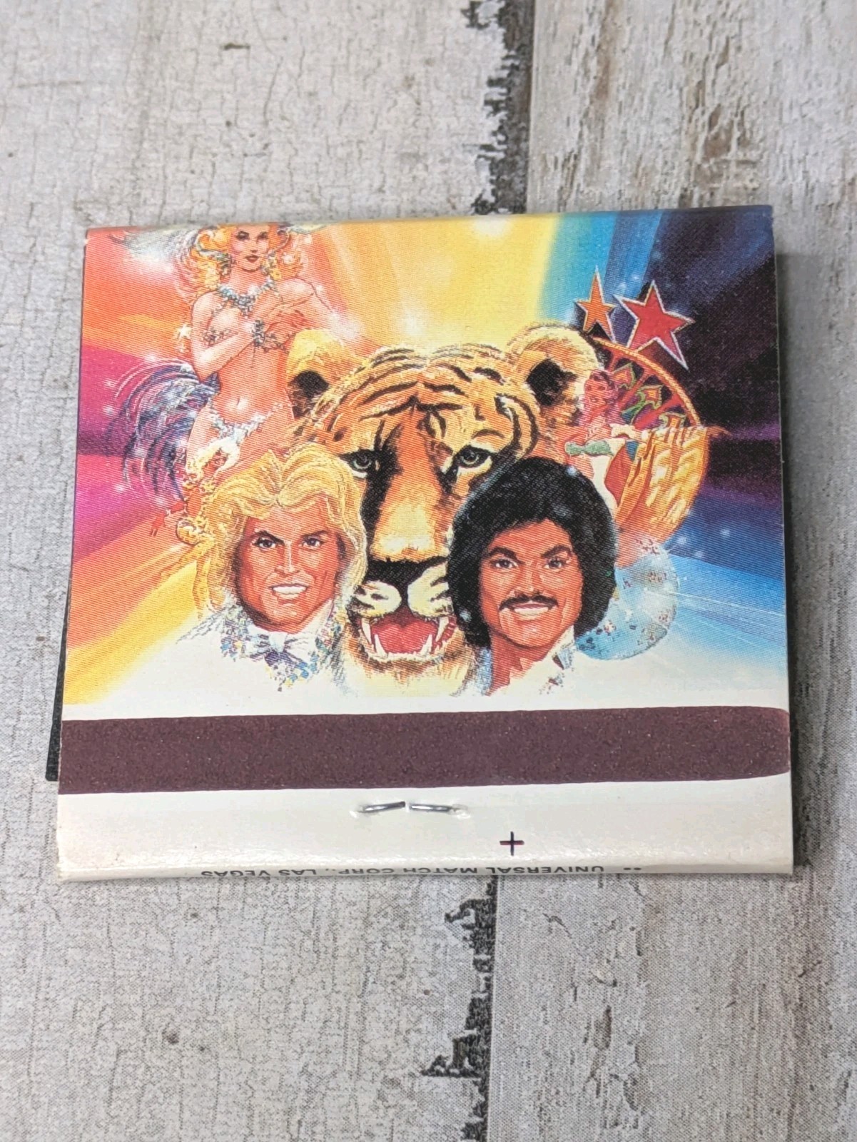 Vintage Matchbook Siegfried and Roy Beyond Belief Frontier Hotel Casino Unstruck