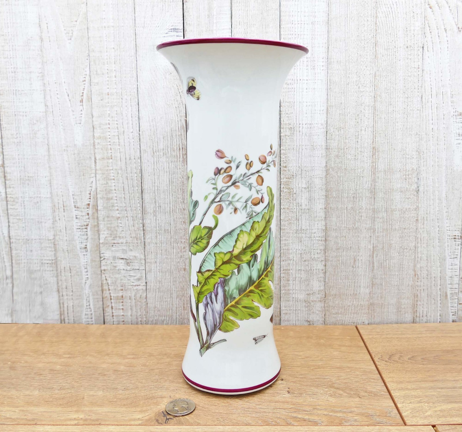 Mottahedeh Chelsea Botanicals Trumpet Vase 11