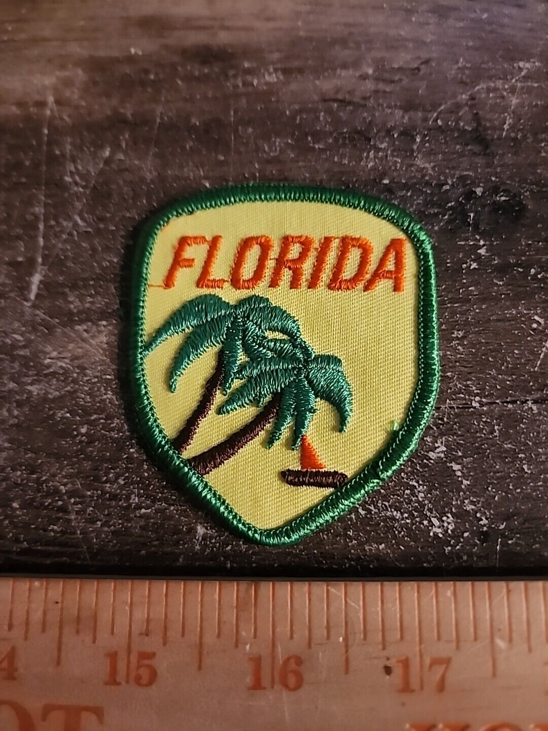 Vintage State of Florida Sew On Patch  V2