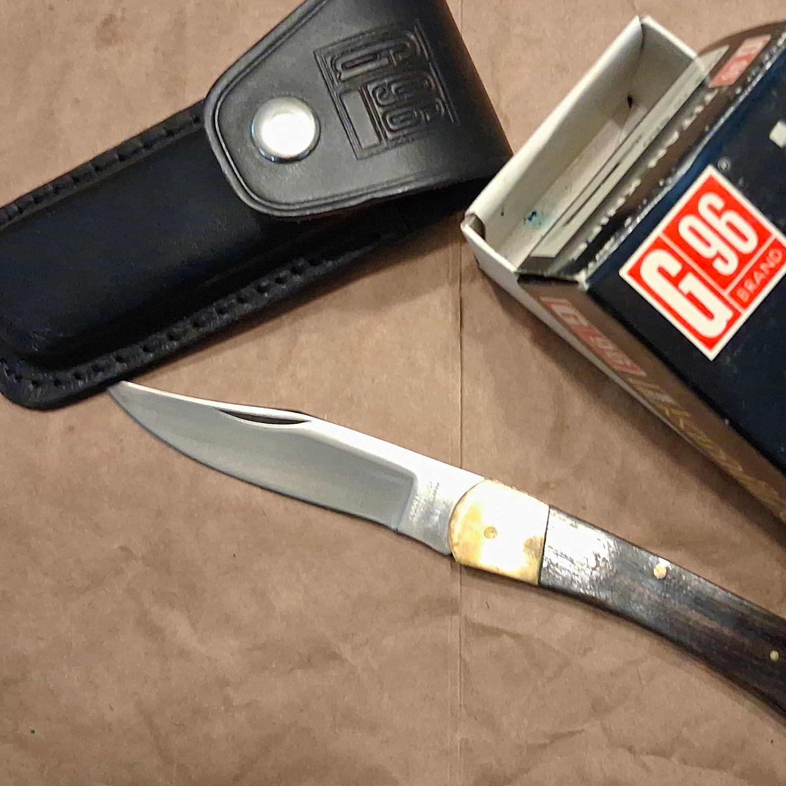 Vintage G96 Model 960 Titan Lockback Knife NEW-Seki Japan-w/sheath,box,papers Vintage G96 Model 960 Titan Lockback Knife NEW-Seki Japan-w/sheath,box,papers