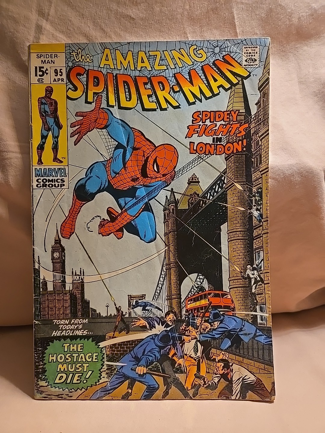Amazing Spider-Man # 95 G Marvel Comic Book Doc Ock Goblin Lizard 14 LI3