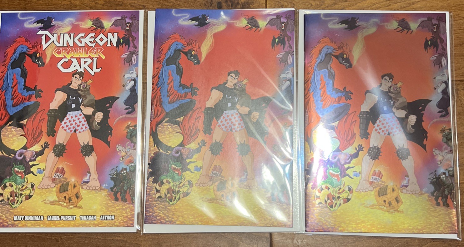 Dungeon Crawler Carl #0 Trish Forstner Exclusive Set Trade/Virgin/foil-In Hand