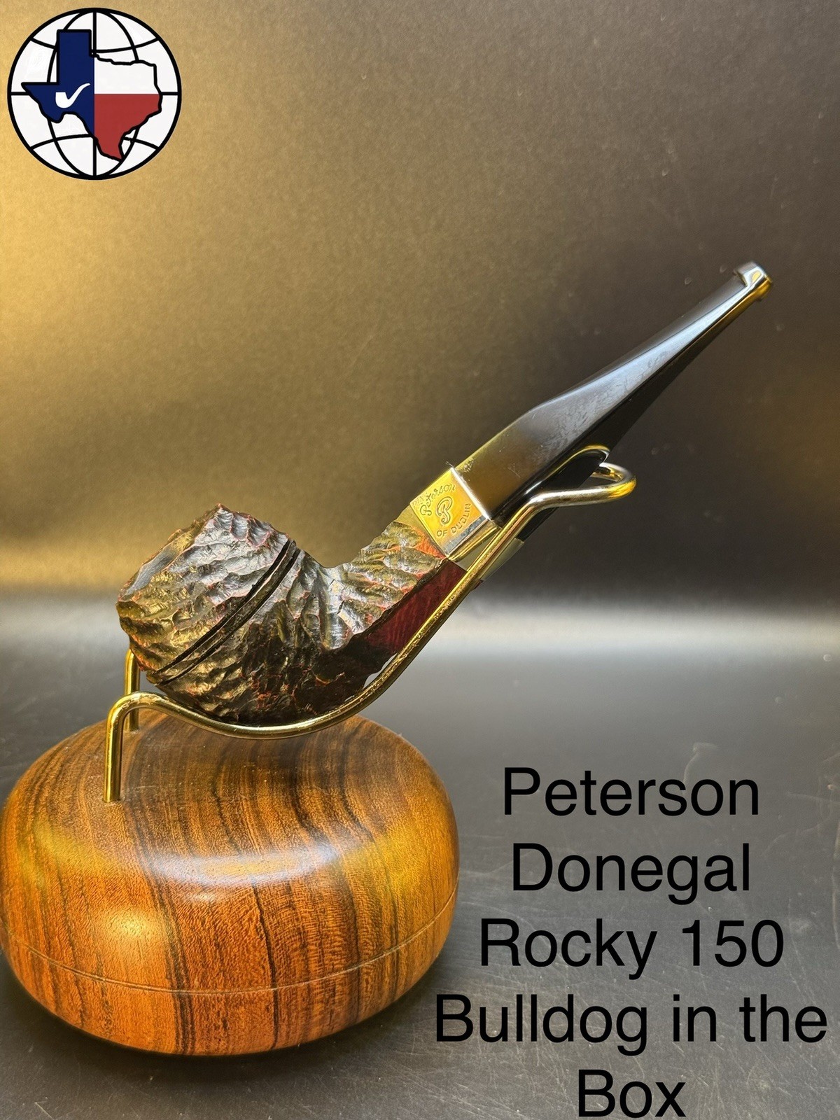 Vintage Peterson Donegal Rocky 150 Bulldog In The Box Tobacco Pipe