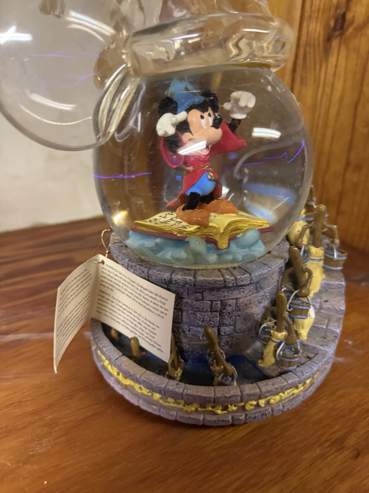 Disney Fantasia Sorcerer Mickey Mouse Collectible Snowglobe Figurine