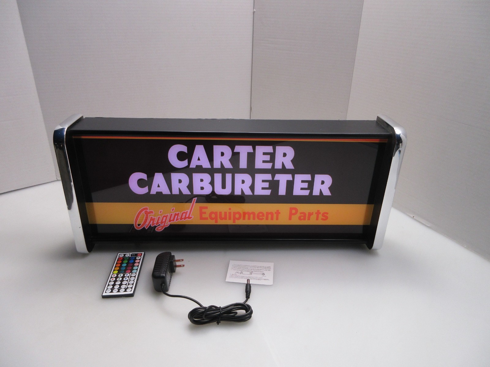 Carter Carburetor Parts LED Display lighted sign lightbox Wall hanging Light
