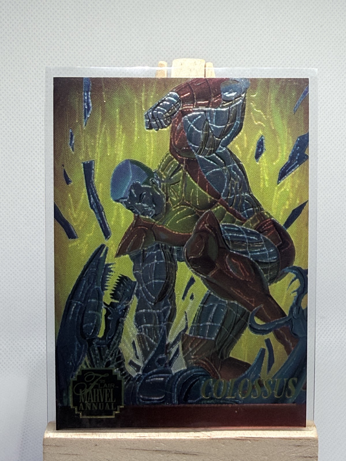 1995 Flair Marvel Annual #12 Chromium Colossus