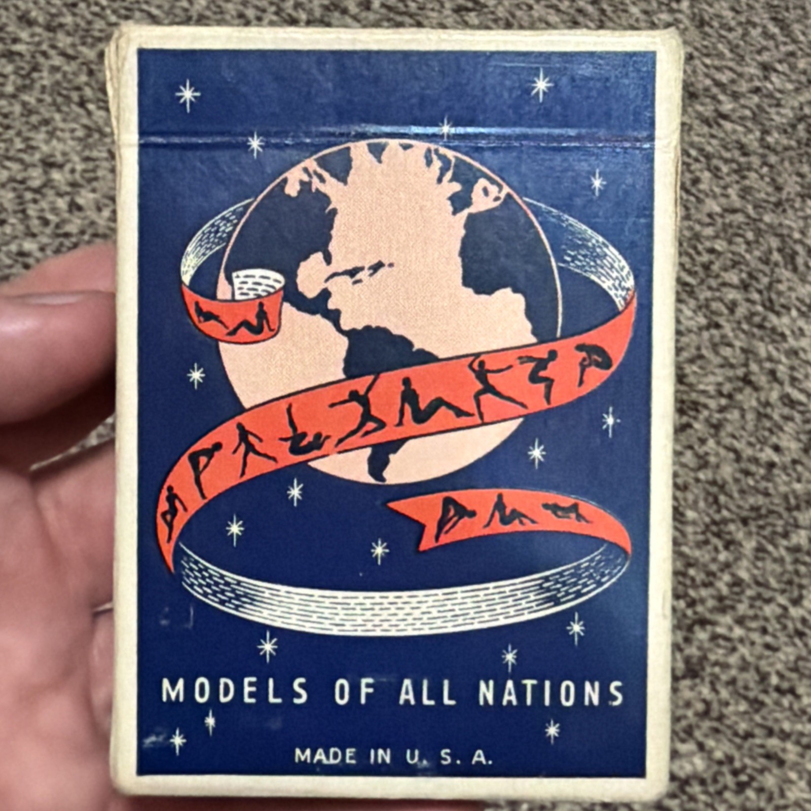 Vintage 1940’s Pin-up Playing Cards “Models Of All Nations” Complete Deck