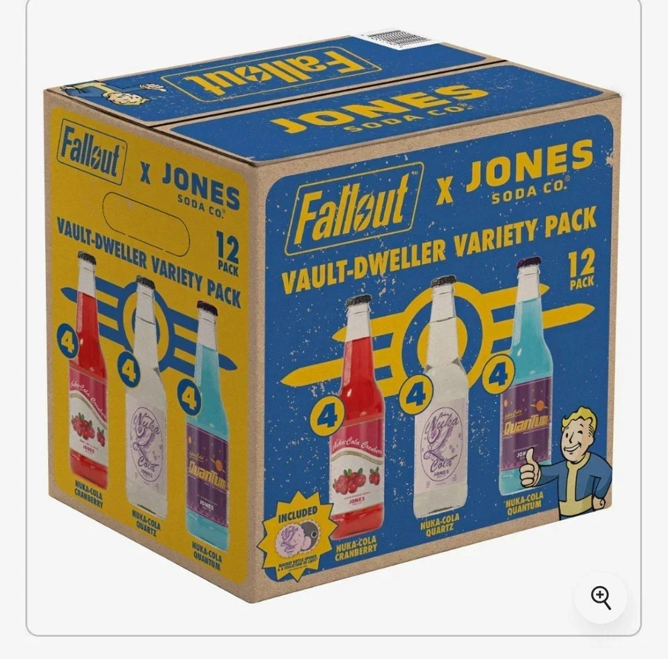 Jones Soda Co. Fallout Vault Dweller Variety Pack 12 Pack Soda *FAST SHIP* Jones Soda Co. Fallout Vault Dweller Variety Pack 12 Pack Soda *FAST SHIP*