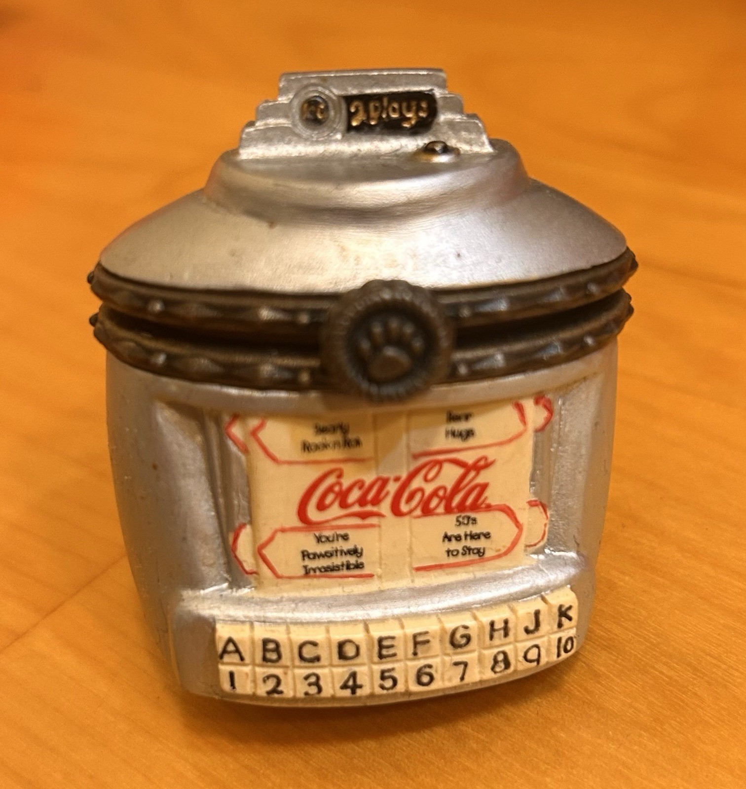 Boyd’s Bear Coca Cola Classic Hits Jukebox Treasure Box