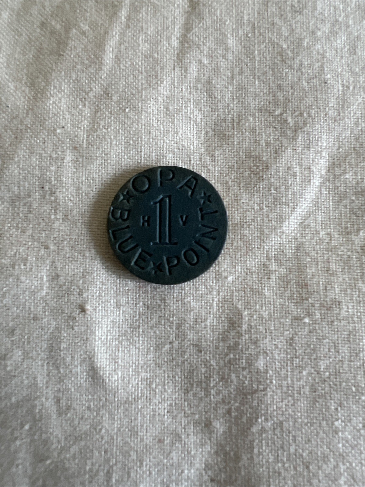 WWII OPA Blue Point Ration Token