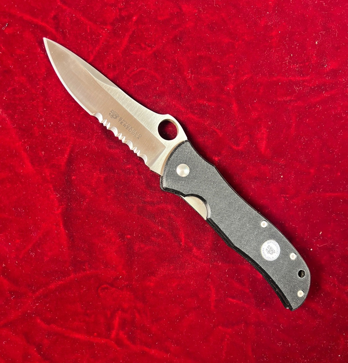 Vintage 1999 Spyderco Terzuola Starmate Knife C55-GPS Made in USA Vintage 1999 Spyderco Terzuola Starmate Knife C55-GPS Made in USA