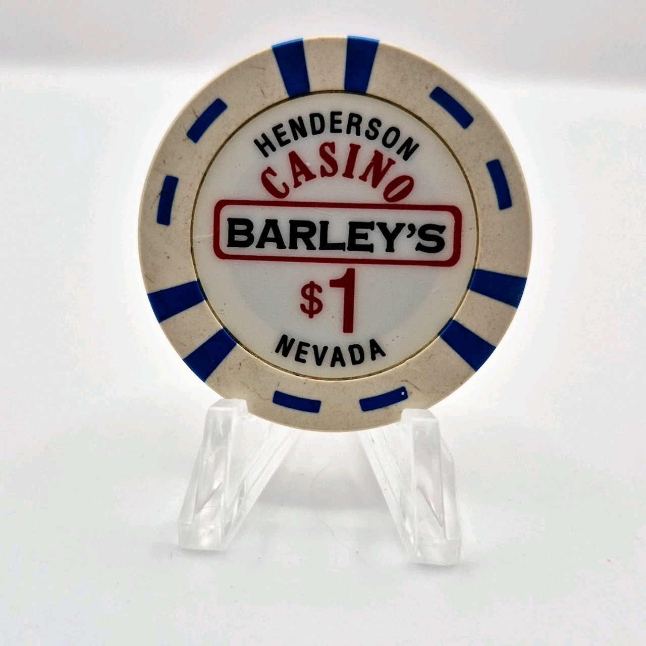 Barley's Casino & Brewing Henderson Nevada 2002 $1 Casino Chip V7955