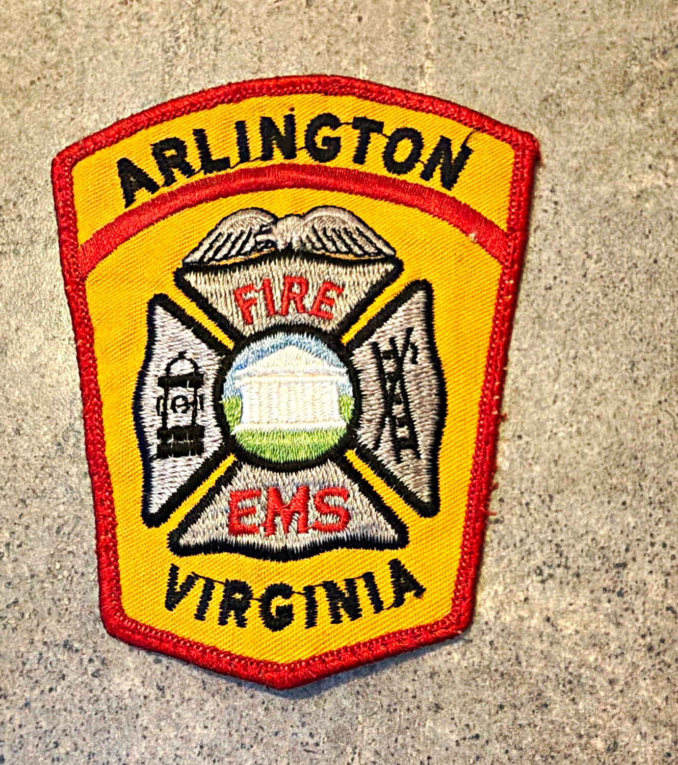 Arlington, Virginia Fire EMS Embroidered Patch Firefighting & Rescue USA