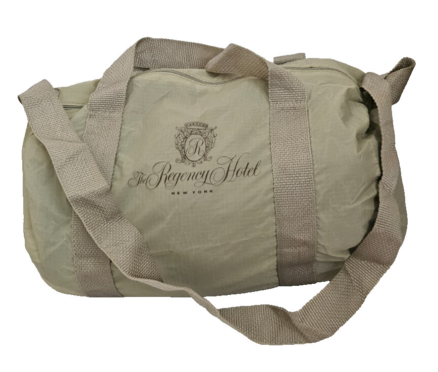 The Regency Hotel New York Travel Tote Carry On Bag with Pouch Guest Gift VTG
