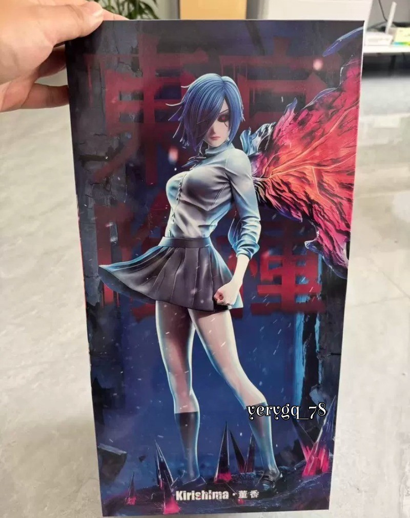 Tokyo Ghoul Touka Kirishima Figure Statue 38CM Collectible Model Toys Gift w/Box