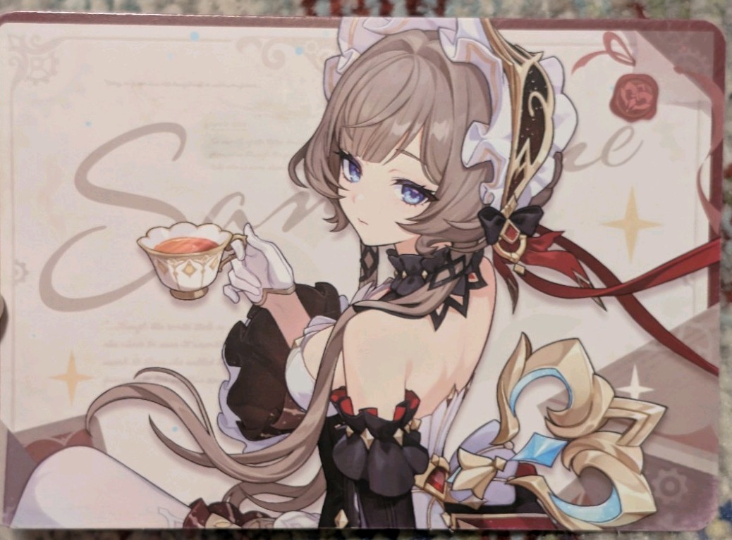 Genshin Impact Anime Expo AX 2026 Exclusive Sandrone Tea Party Scratch Card code