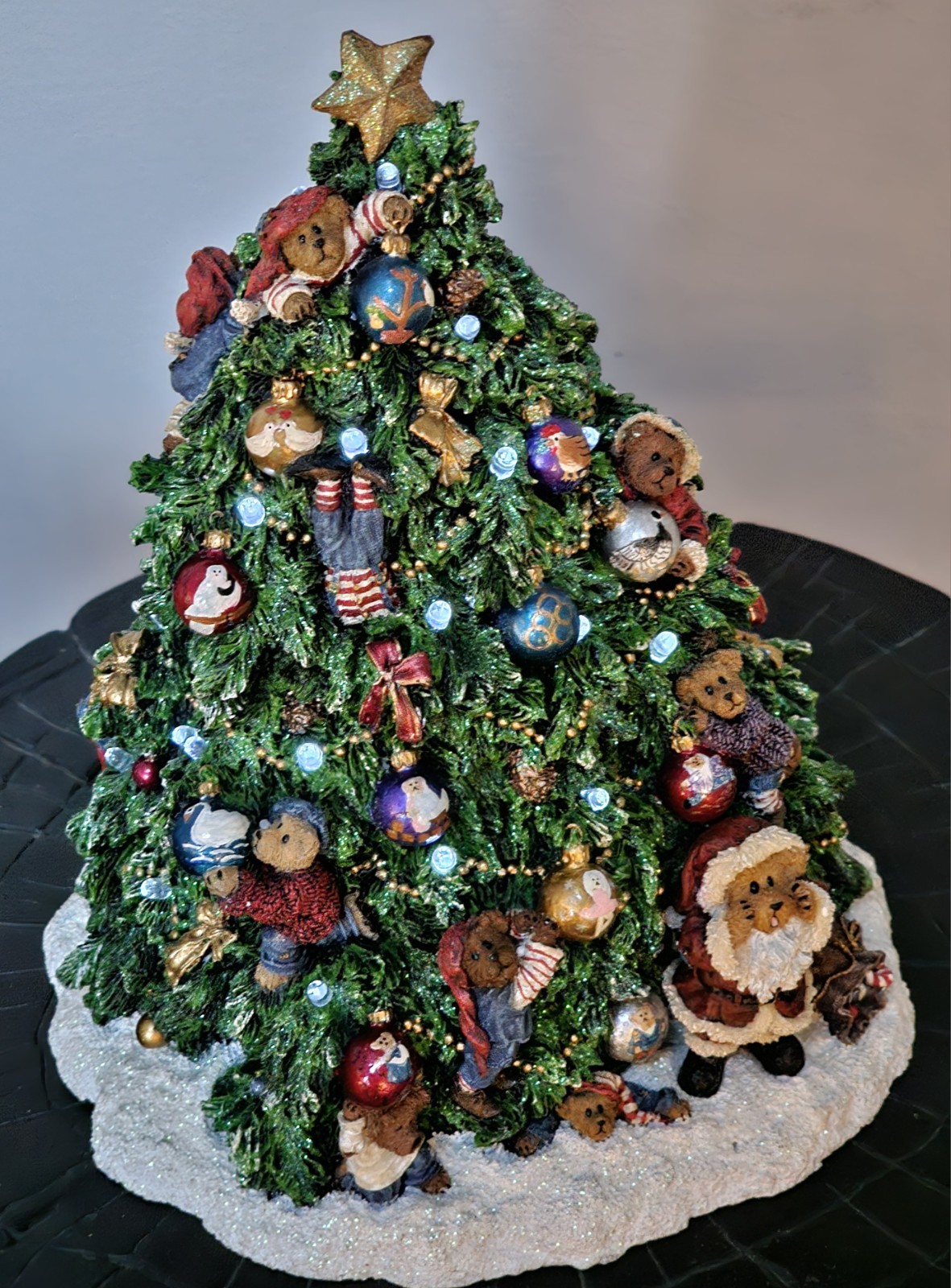 VTG Boyd's Bears The Twelve Days of Christmas Lighted Tree 1st Edition NO BOX