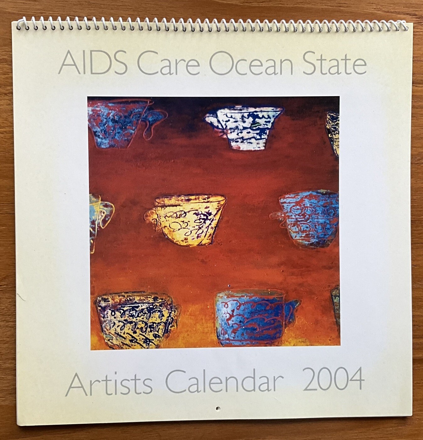 Vintage 2004 Providence Rhode Island Artist’s Calendar AIDS Care Ocean State